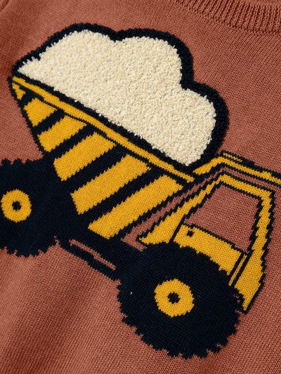 Name It Toddler Boys Knitted Jumper - Tractor