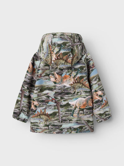 Name it Toddler Boys Dinosaur Waterproof Softshell Jacket