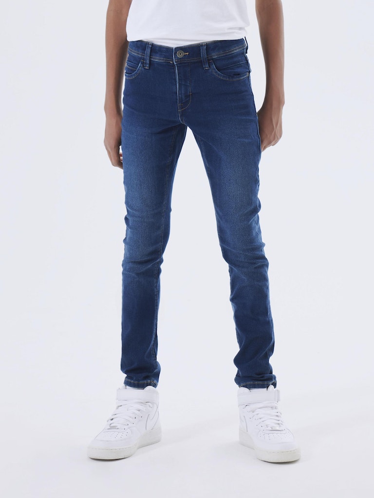 Name it Boys Dark Blue Denim Slim Fit Jeans