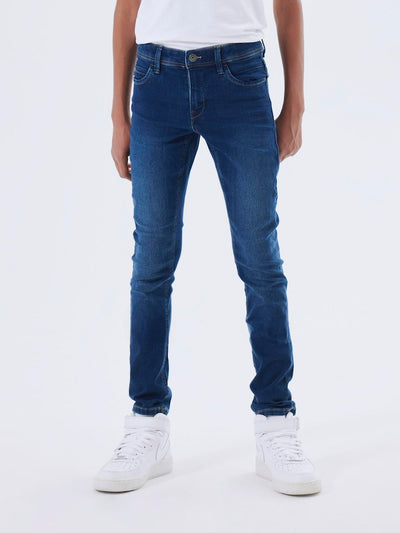 Name it Boys Dark Blue Denim Slim Fit Jeans