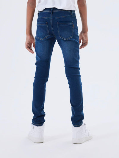 Name it Boys Dark Blue Denim Slim Fit Jeans