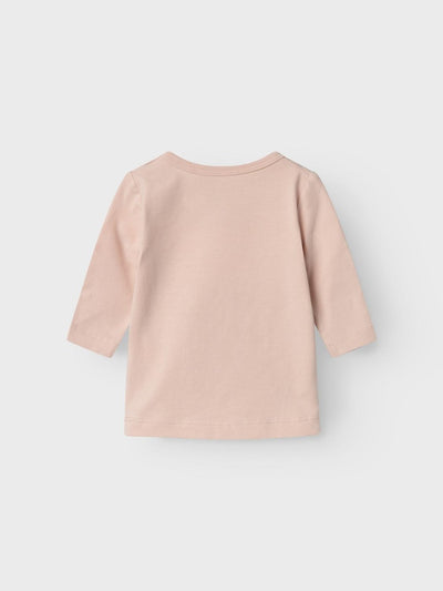 Name it Baby Girls Long-Sleeved Hearts Top - Lavender