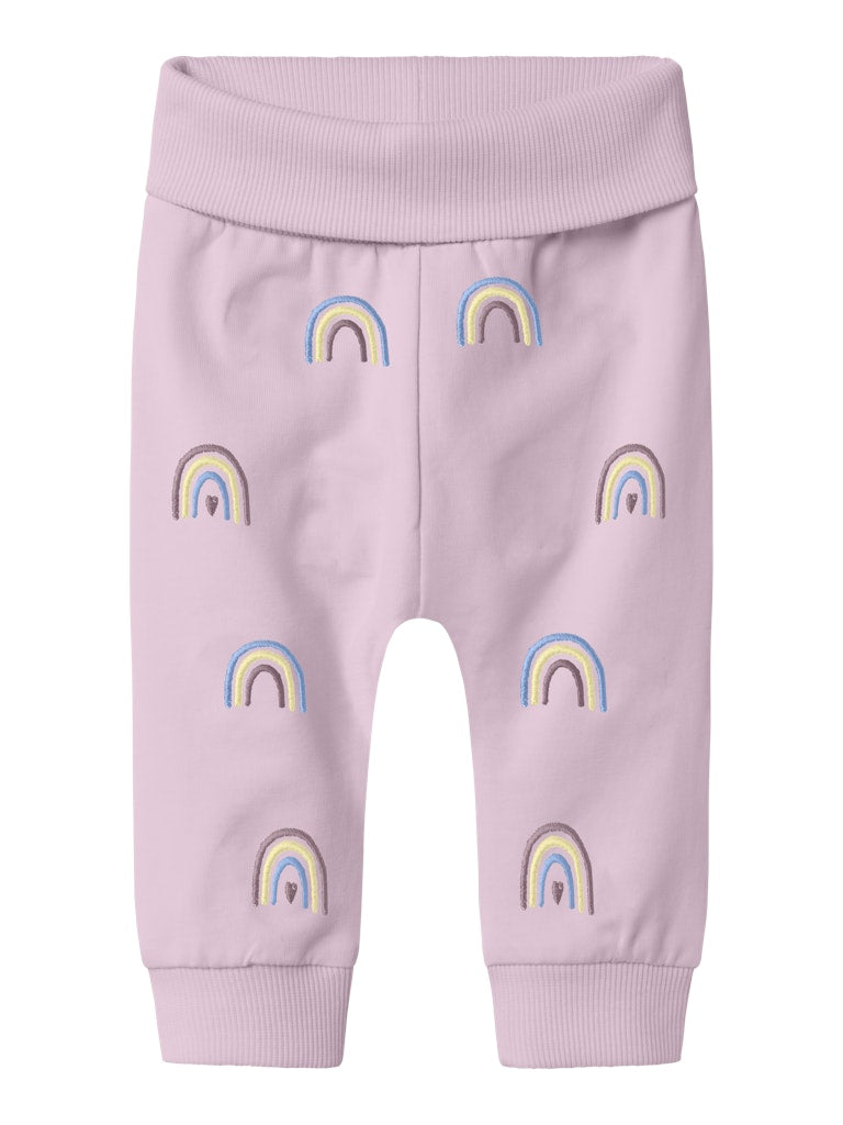Name it Baby Girl Pants Rainbow Embroidered Pants
