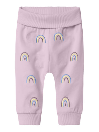 Name it Baby Girls Embroidered Rainbow 2-Piece Set