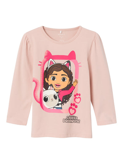 Girls Gabby Doll House Long Sleeved Top - Pink