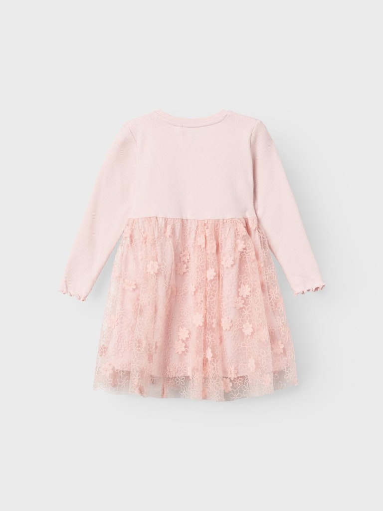 Name It Girls Tulle Dress - Floral Embroidery