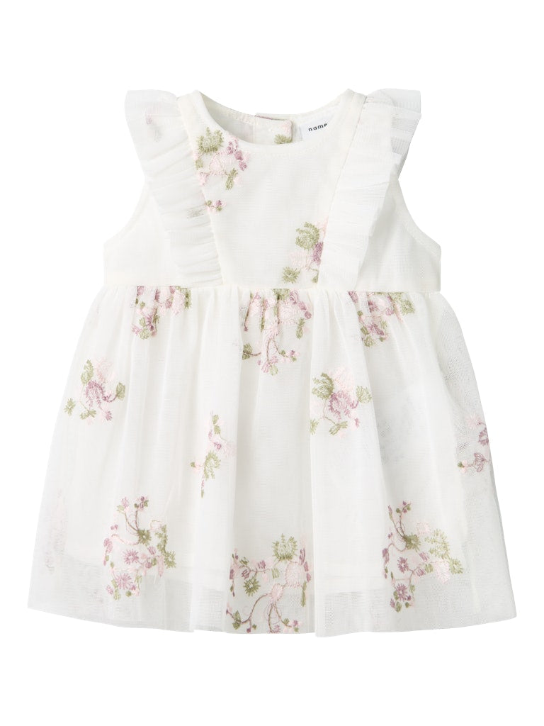 Name it Baby Girl Embroidered Floral Dress