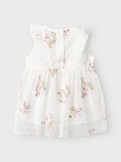 Name it Baby Girl Embroidered Floral Dress