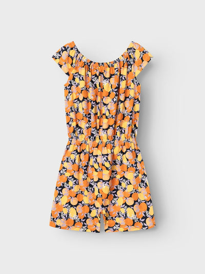 Name it Girls Cotton Playsuit - Fruity Print