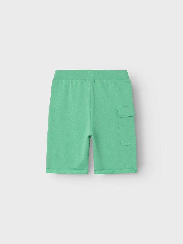 Name it Boys Cotton Sweat Shorts - Green