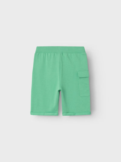 Name it Boys Cotton Sweat Shorts - Green