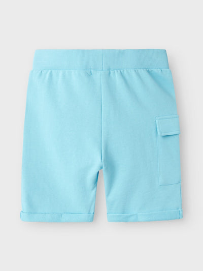 Name it Boys Cotton Sweat Shorts - Blue