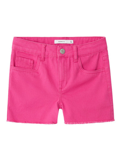 Name It Girls Denim Shorts - Lilac/Pink