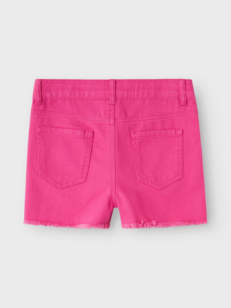 Name It Girls Denim Shorts - Lilac/Pink