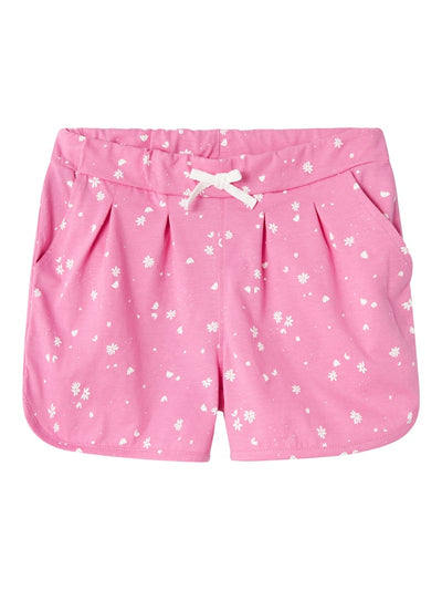 Name It Mini Girl Cotton Shorts - Pink