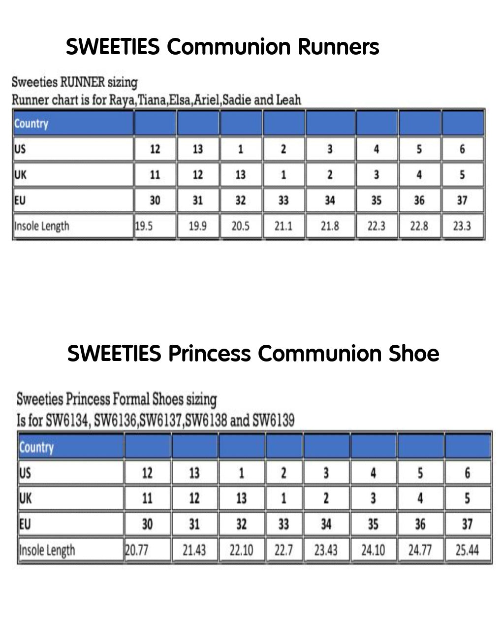 Communion High - Top Runner by Sweetie Pie - SADIE
