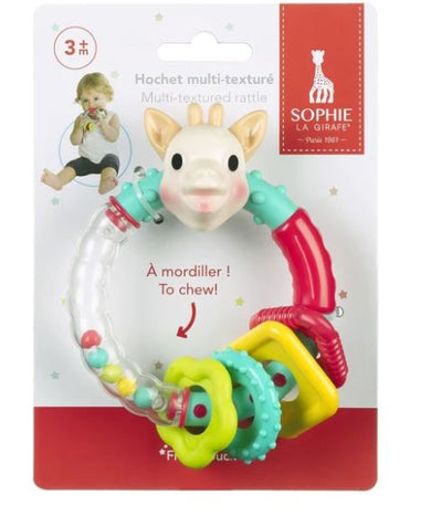 Sophie The Giraffe Multi-Textured Rattle Teether