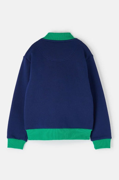 Lighthouse Boys Green Tractor Sweat Jacket - Spencer