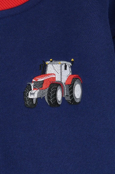 Lighthouse Boys Red Tractor Sweat Jacket - Spencer