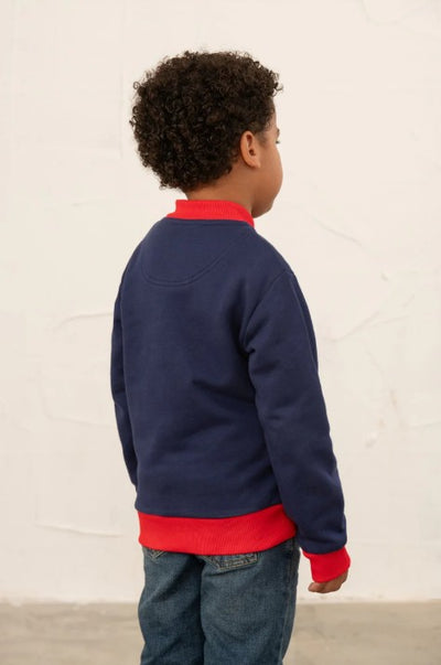 Lighthouse Boys Red Tractor Sweat Jacket - Spencer