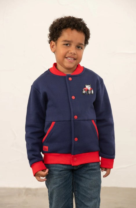 Lighthouse Boys Red Tractor Sweat Jacket - Spencer