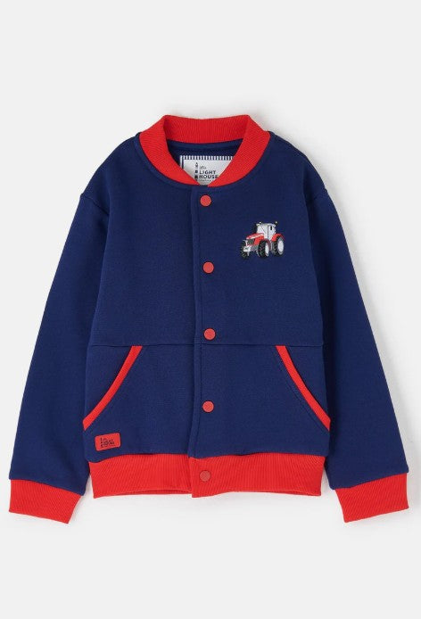 Lighthouse Boys Red Tractor Sweat Jacket - Spencer