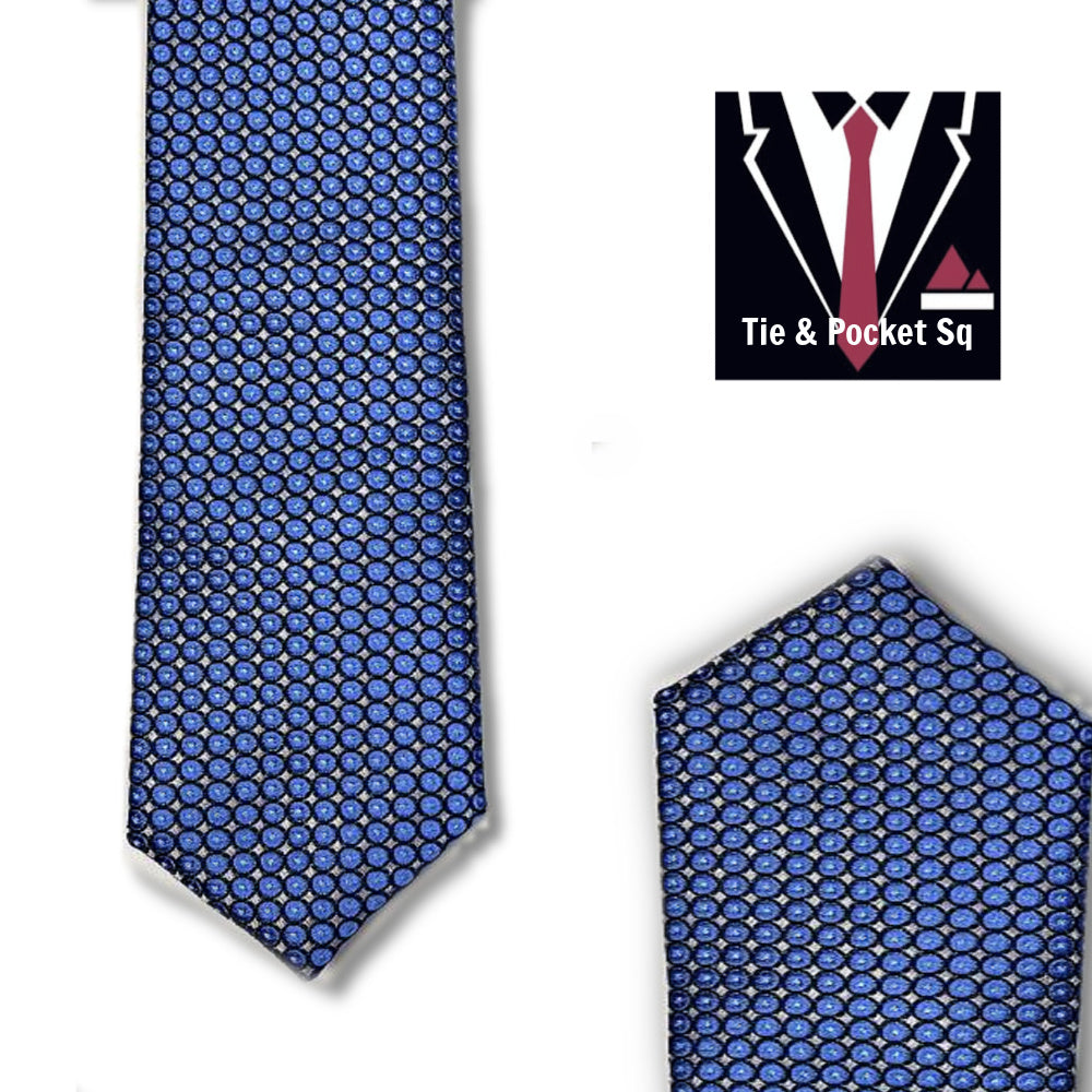 Zazzi Boys Tie and Matching Pocket Square 5633-3