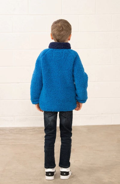 Lighthouse Boys Blue Tractor Caden Fleece