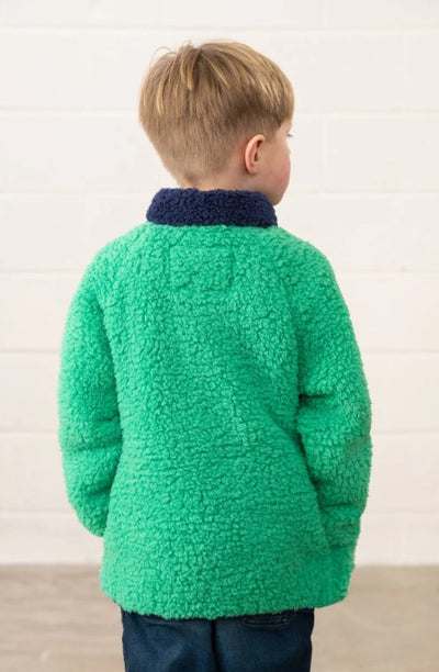 Lighthouse Boys Green Tractor Caden Fleece
