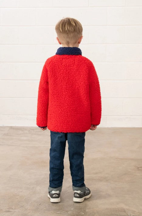Lighthouse Boys Red Tractor Caden Fleece
