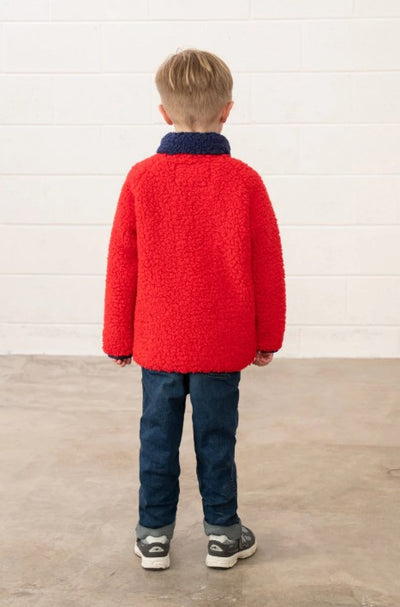 Lighthouse Boys Red Tractor Caden Fleece