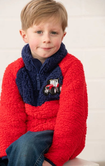 Lighthouse Boys Red Tractor Caden Fleece