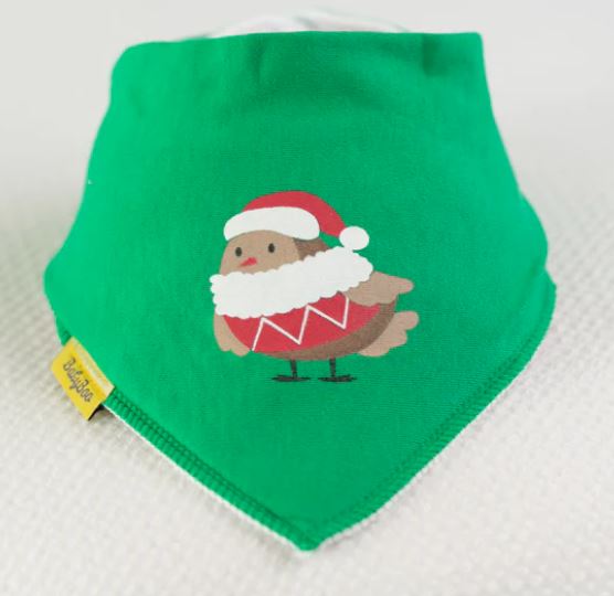 Babyboo Bandana Bib - Christmas Robin