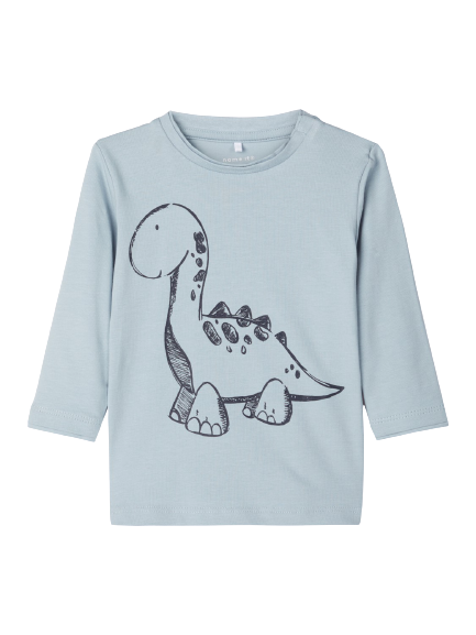 Baby Boy Long Sleeve Dinosaur Tops