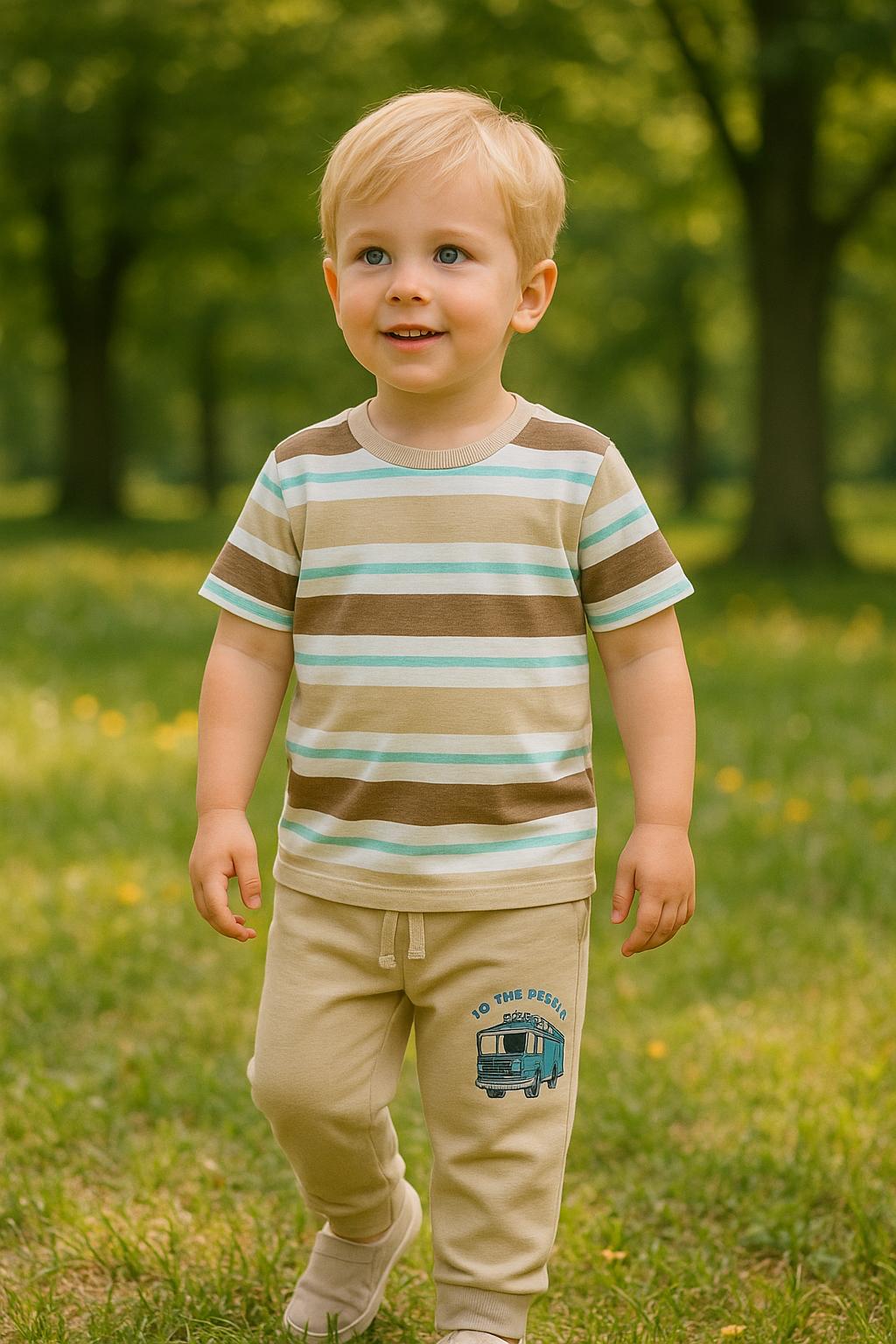Name it Mini Boys Stripy T-Shirt