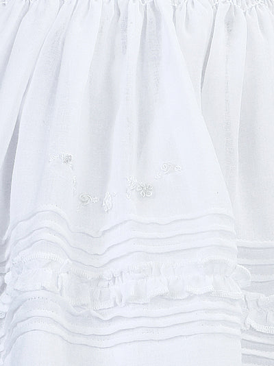 Sarah Louise Short Style Christening Dress with Matching Bonnet - 001198