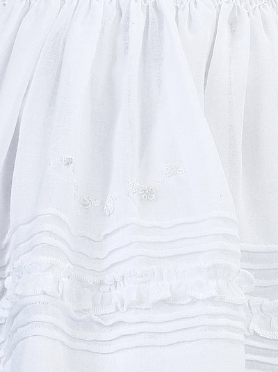 Sarah Louise Short Style Christening Dress with Matching Bonnet - 001198