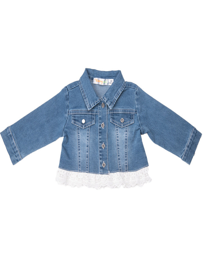 Baby Girl Denim Jacket Hopscotch Kids Store