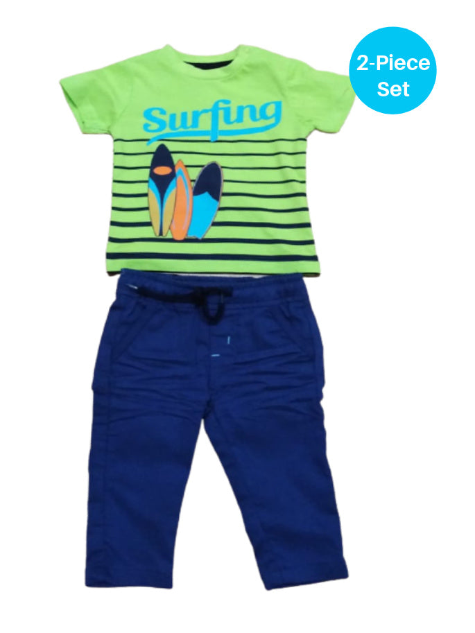 Copy of Baby Boy 2-Piece T-Shirt and Pants Set