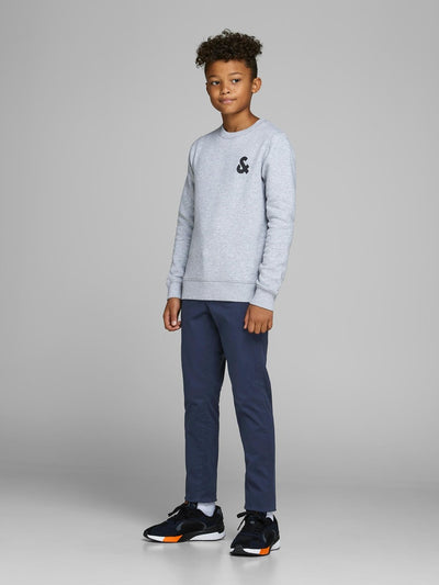 Jack & Jones Boys Smart Chino Navy Trousers