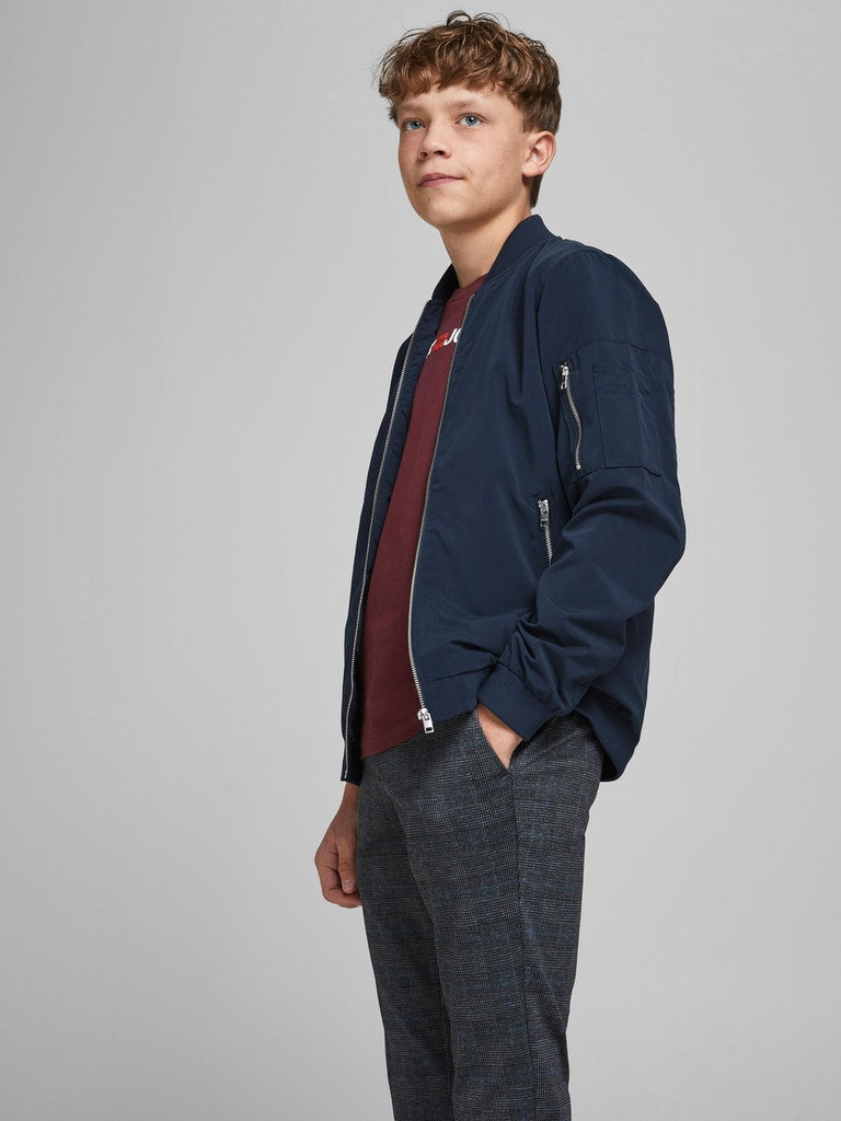 Jack & Jones Boys Navy Bomber Jacket