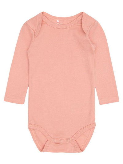 Name it Baby Girl 3-Pack Long Sleeved Romper Bodysuits