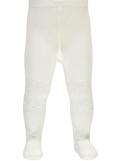 Name it Baby Girl Solid White Tights FRONT