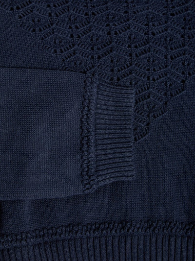 Name it Girls Solid Navy Knitted Bolero ARM