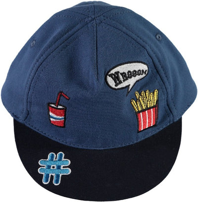 Name it Mini Boy Baseball Hats with Badges DELFT