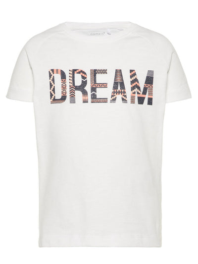 Name it Mini Girl Dream White T-Shirt FRONT