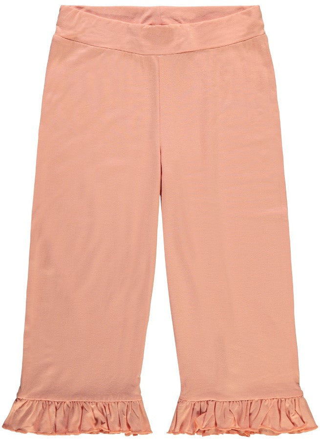 Name it Girls Light Pants with Frill Detail in Peach 