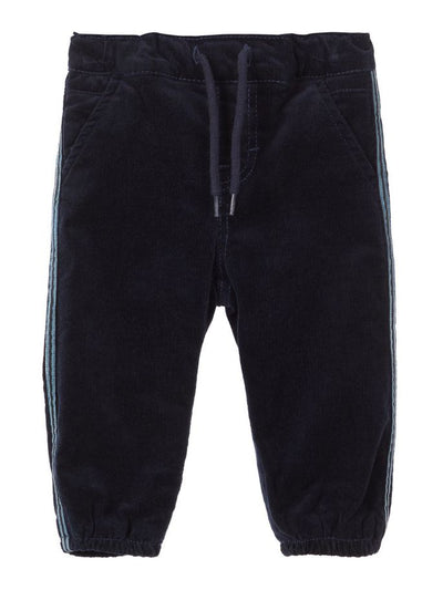 Name it Baby Boy Cotton Cord Trousers in Navy