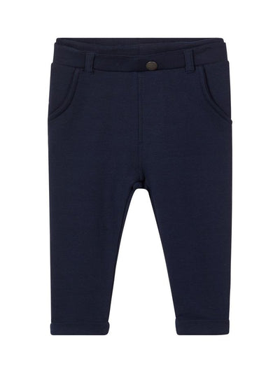 Name it Baby Boy Organic Cotton Sweat Pants in Navy