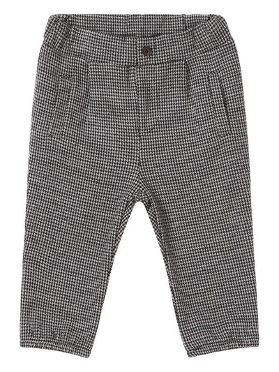 Name it Baby Boy Navy & Grey Check Pants